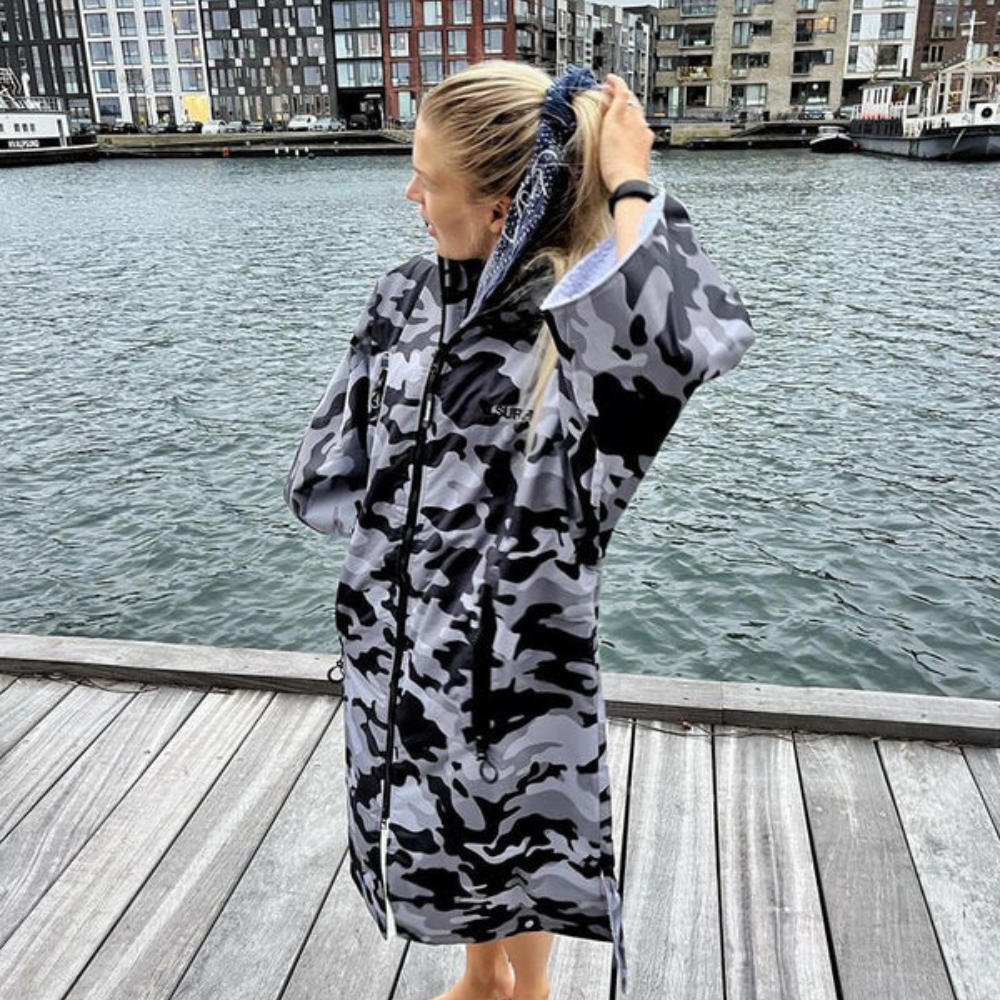 SURFMORE Change Robe Short Sleeve - Camo
