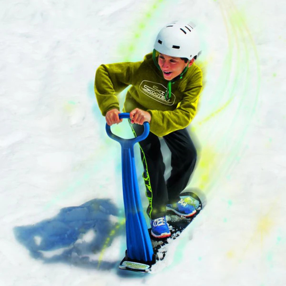 Snowboard kælk med håndtag – Blå