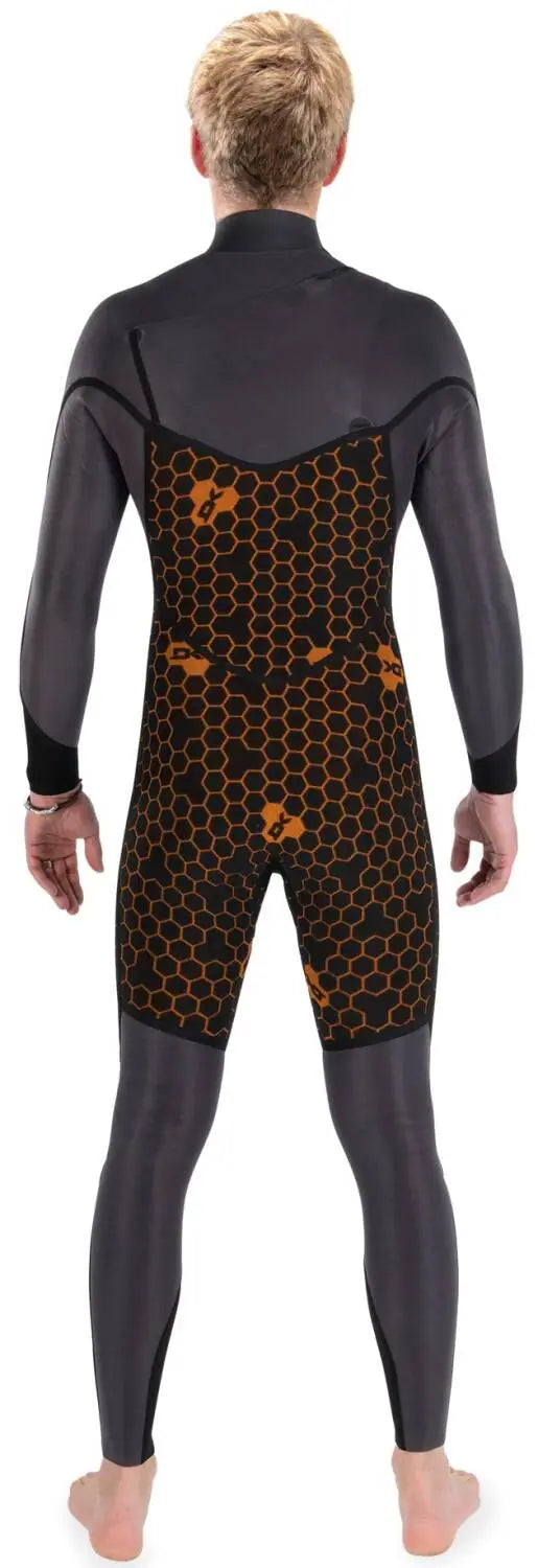 Dakine Cyclone Chest-Zip Full Suit Våddragt (4/3 mm) - Small - Sort