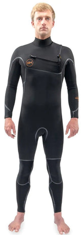 Dakine Cyclone Chest-Zip Full Suit Våddragt Herre (4/3 mm) - Sort