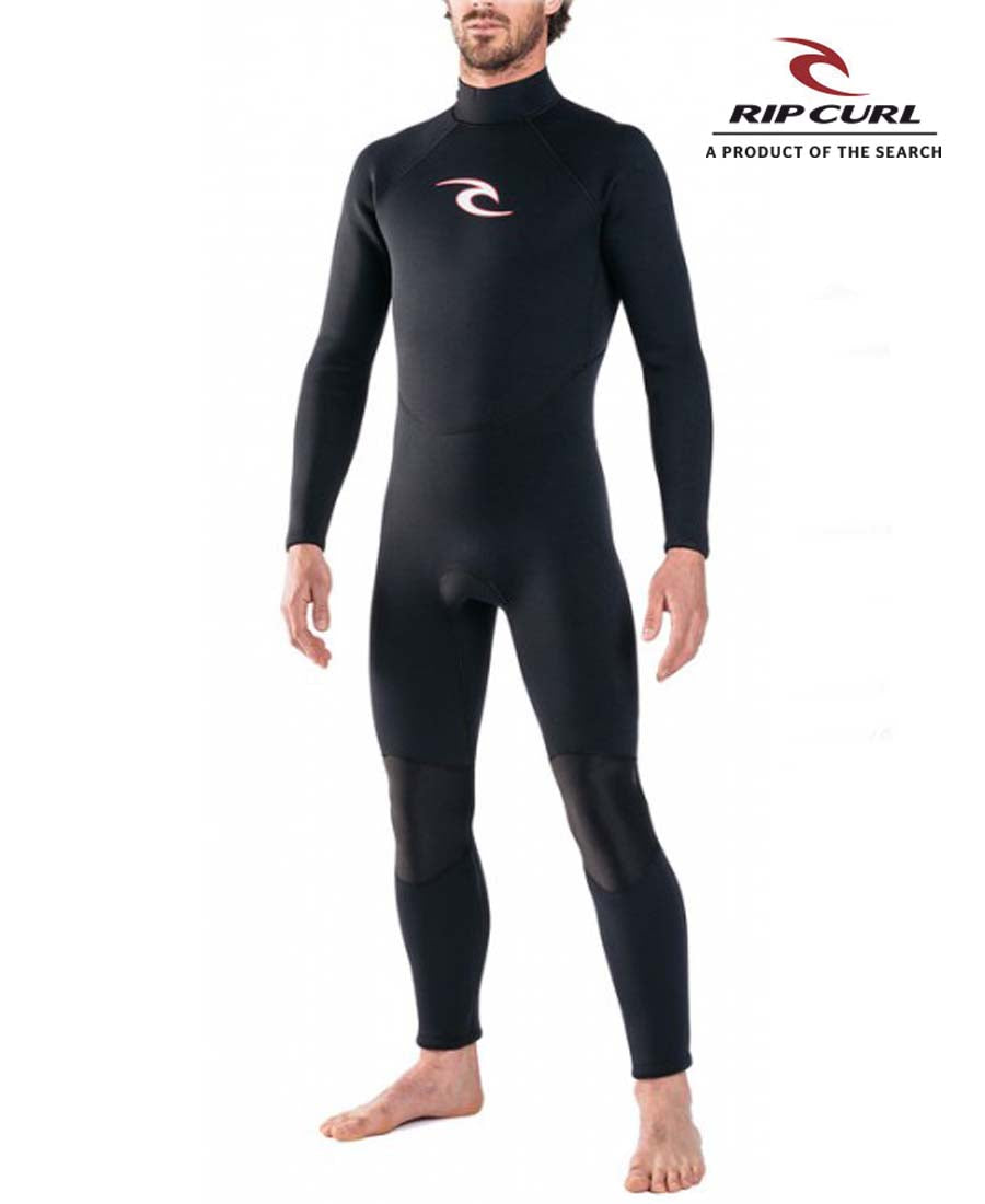Rip Curl Surf School Steamer Back-Zip Våddragt (5/3mm) - Sort - XS