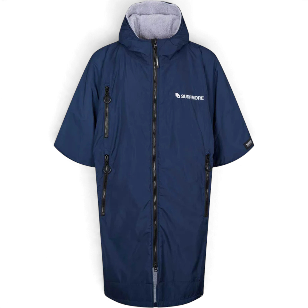 SURFMORE Change Robe Short Sleeve - Navy