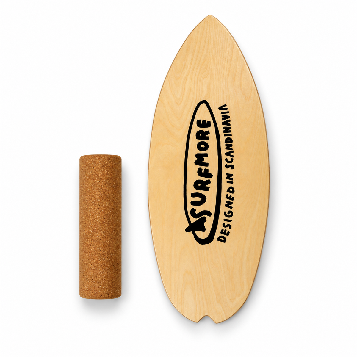 SURFMORE Fishtail Balanceboard - Natural