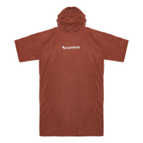 SURFMORE Ocean badeponcho til voksne - Bomuld - Brick